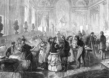 Ambulance at the Theatre Francais, Paris, 1871. Creator: Charles Joseph Staniland