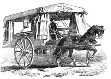 Ambulance for the Wounded, 1854. Creator: Unknown