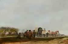 Ambushing an Army Convoy. Creator: Pieter Jansz Post