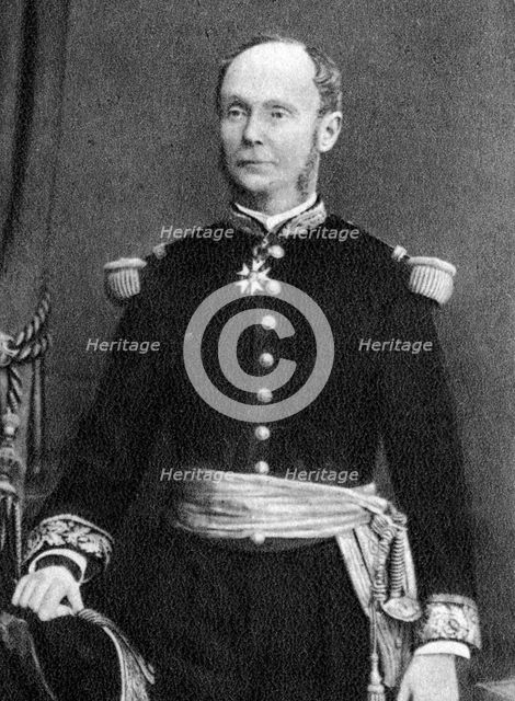 Amedee Courbet, French admiral, 1880. Artist: Unknown