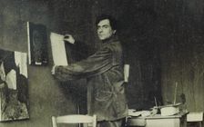 Amedeo Modigliani in his studio, 1910s