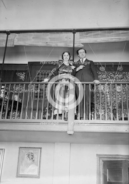Amelita Galli-Curci and husband, between c1915 and c1920. Creator: Bain News Service.