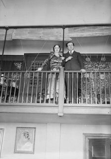 Amelita Galli-Curci and husband, between c1915 and c1920. Creator: Bain News Service
