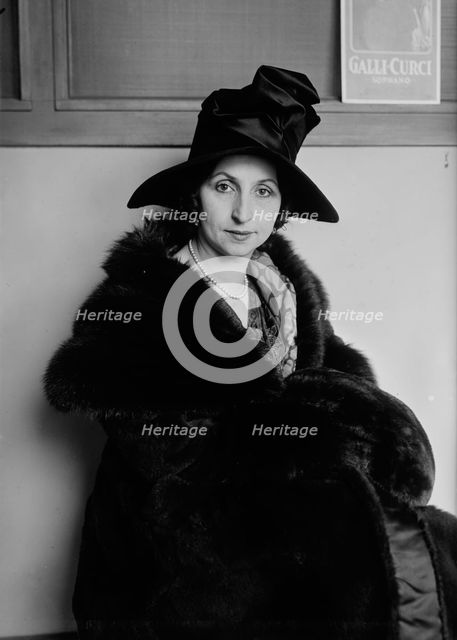 Amelita Galli-Curci, between c1915 and c1920. Creator: Bain News Service.