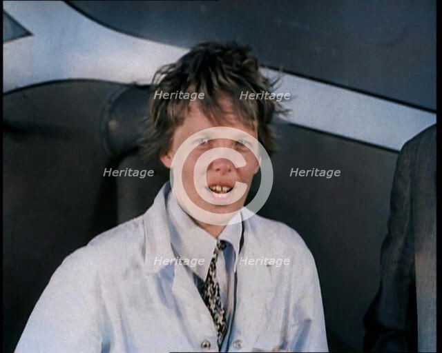 Amelia Earhart Giving a Speech, 1930s. Creator: British Pathe Ltd.