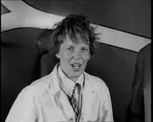 Amelia Earhart Giving a Speech, 1930s. Creator: British Pathe Ltd