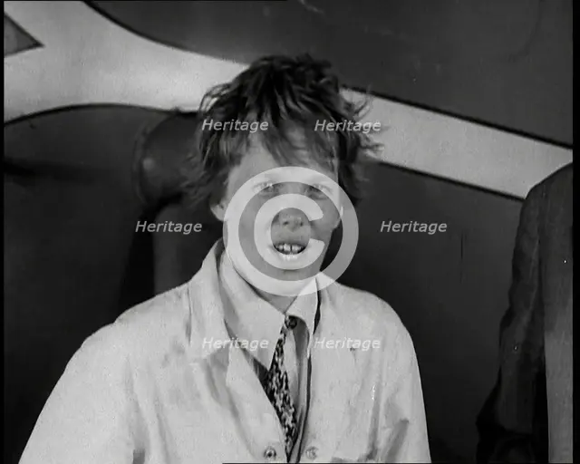 Amelia Earhart Giving a Speech, 1930s. Creator: British Pathe Ltd.
