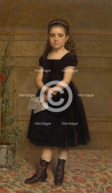 Amélie Baschwitz, 1876. Creator: Pierre Van Havermaet.