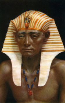 Amenemhat III, Ancient Egyptian pharaoh of the 12th dynasty, 19th century BC (1926). Artist: Winifred Mabel Brunton