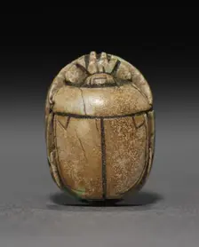 Amenhotep II Scarab, New Kingdom. Creator: Unknown