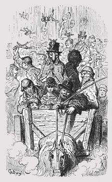 Amenities of the Road 1872. Creator: Gustave Doré