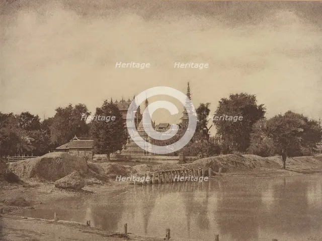 Amerapoora: Shwe-doung-dyk Pagoda, September 1-October 21, 1855. Creator: Captain Linnaeus Tripe.