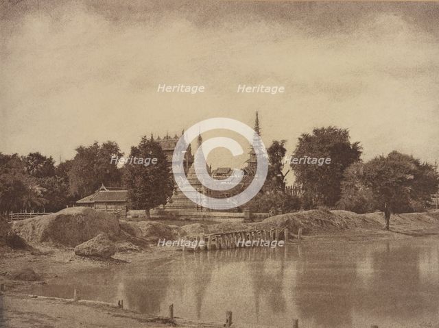 Amerapoora: Shwe-doung-dyk Pagoda, September 1-October 21, 1855. Creator: Captain Linnaeus Tripe.