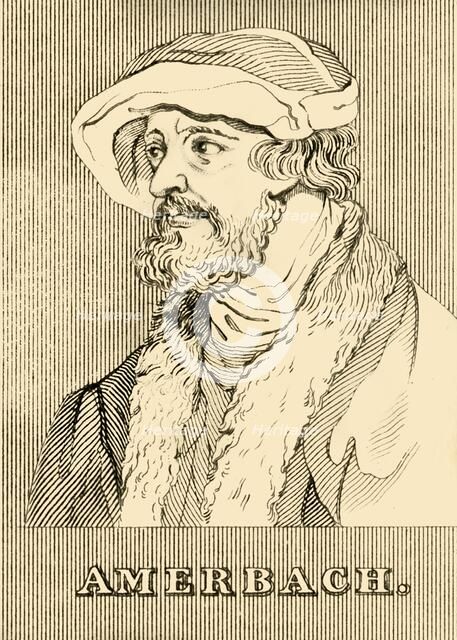 'Amerbach', (1440-1513), 1830. Creator: Unknown.