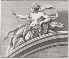 America, 1732. Creator: Johann Justin Preissler