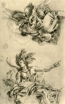 America 1753, (1928). Artist: Giovanni Battista Tiepolo