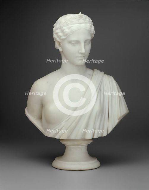 America, 1850/54. Creator: Hiram Powers.