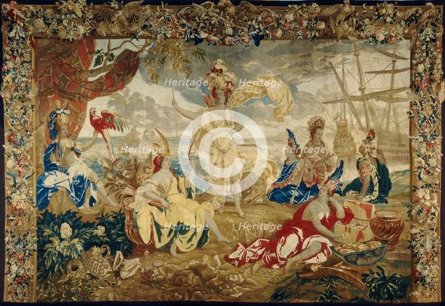 America, c. 1675/1699. Creators: Loedwijk van Schoor, Pieter Spierincx.