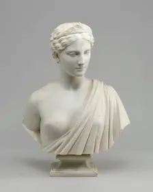 America, model 1850-1854, carved after 1854. Creator: Hiram Powers