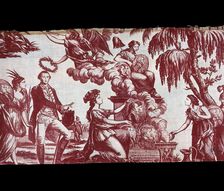 America Presenting at the Altar of Liberty Medallions of Her Illustrious Sons..., c. 1785. Creator: Unknown