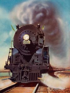 America's Most Famous Train. The "Twentieth Century Limited' 1935. Creator: Unknown