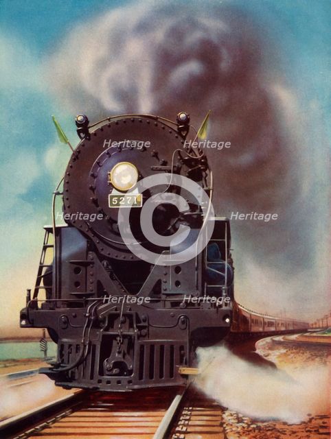 'America's Most Famous Train. The "Twentieth Century Limited'', 1935. Creator: Unknown.