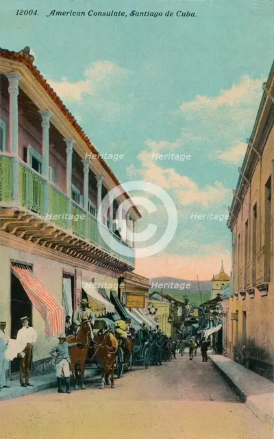 American Consulate, Santiago de Cuba, c1911. Artist: Unknown
