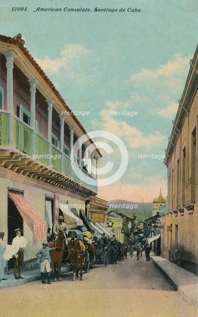 American Consulate, Santiago de Cuba, c1911. Artist: Unknown