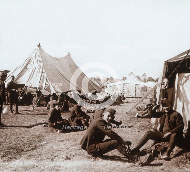 American camp, Melette, France, c1914-c1918. Artist: Unknown.