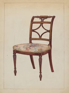 American Chair, 1935/1942. Creator: Florence Neal