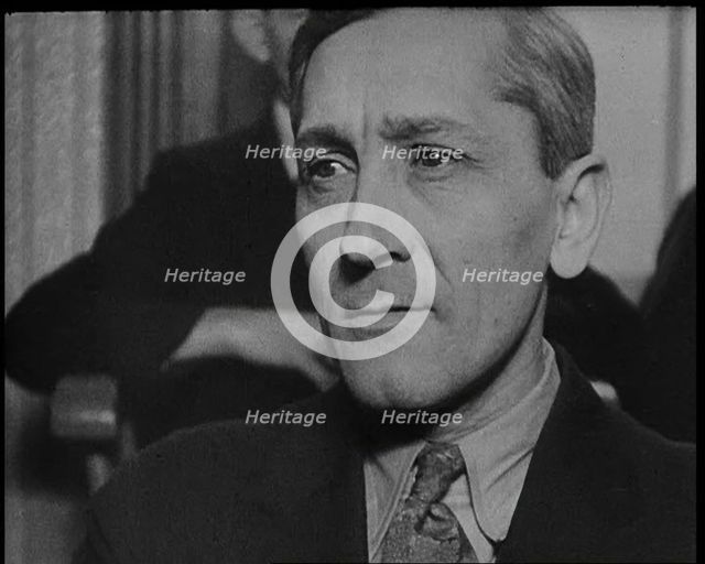 American Civilians in the Audience in a Courtroom During the Lindbergh's Kidnapping Case Trial, 1930 Creator: British Pathe Ltd.
