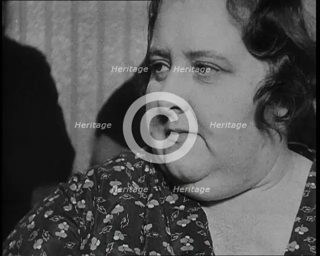 American Civilians in the Audience in a Courtroom During the Lindbergh's Kidnapping Case Trial, 1930 Creator: British Pathe Ltd.