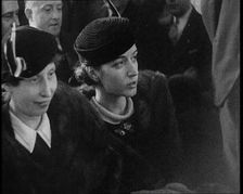 American Civilians in the Audience in a Courtroom During the Lindbergh's Kidnapping Case Trial, 1930 Creator: British Pathe Ltd
