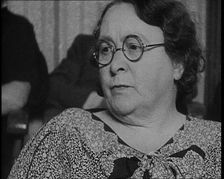 American Civilians in the Audience in a Courtroom During the Lindbergh's Kidnapping Case Trial, 1930 Creator: British Pathe Ltd