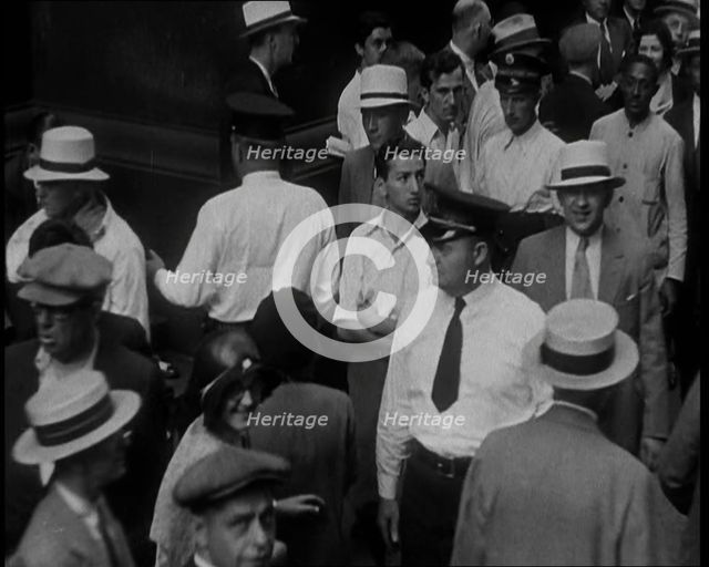 American Civilians Walking down the Streets, 1930. Creator: British Pathe Ltd.
