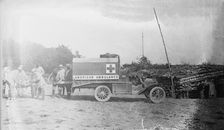 American Ambulance near Verdun, between c1915 and 1918. Creator: Bain News Service