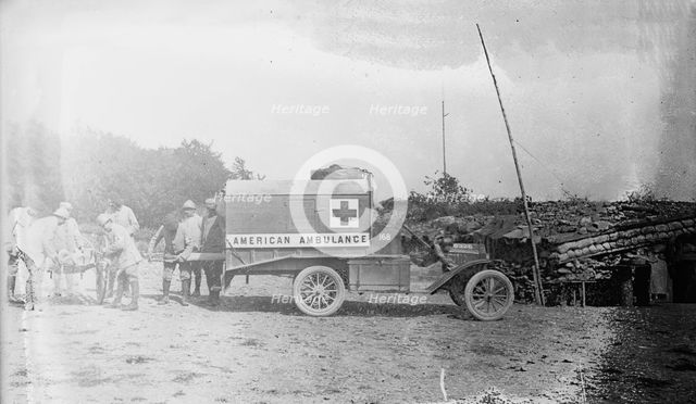American Ambulance near Verdun, between c1915 and 1918. Creator: Bain News Service.