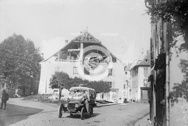 American Ambulance at Thann, Alsace, between c1915 and c1920. Creator: Bain News Service.