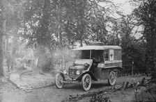 American Ambulance Field service in Woevre Forest, between c1915 and 1918. Creator: Bain News Service