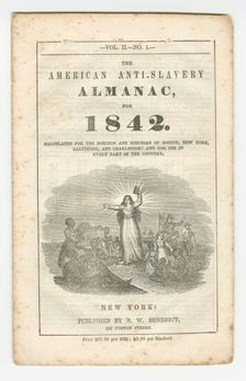 American Anti-Slavery Almanac Vol. II, No. I, 1842. Creator: Unknown