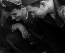 American Airmen Gambling Over a Game, 1943-1944. Creator: British Pathe Ltd
