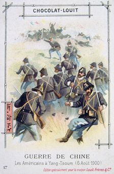 American Army at Yang-Tsoum, China, Boxer Rebellion, 6 August 1900