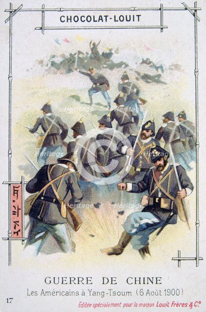 American Army at Yang-Tsoum, China, Boxer Rebellion, 6 August 1900. Artist: Unknown