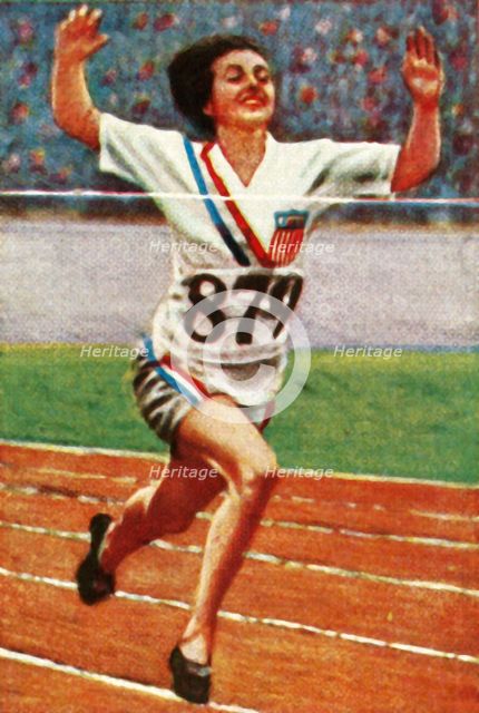 American athlete Betty Robinson, winner of the women's 100m, 1928. Creator: Unknown.