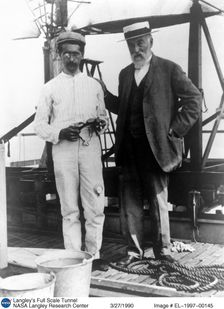 American aviation pioneers Charles M. Manly and Samuel Pierpont Langley, c1890s. Creator: Unknown