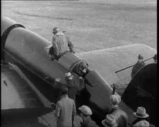 American Aviator Charles Augustus Lindbergh and His Wife Anne Morrow Lindbergh Wearing..., 1930s. Creator: British Pathe Ltd