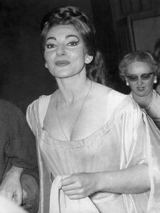 American-born Greek opera singer Maria Callas as Norma, Opera de Paris, France, May 1964