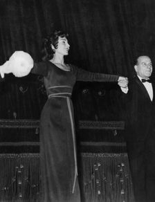 American-born Greek opera singer Maria Callas, La Scala Opera House, Milan, Italy, 1961