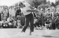 American golfer Arnold Palmer playing at Lidingö Golf Club, Sweden, 1968. Creator: Unknown