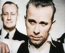 American Gangster John Herbert Dillinger Behind Bars, 1930s. Creator: British Pathe Ltd